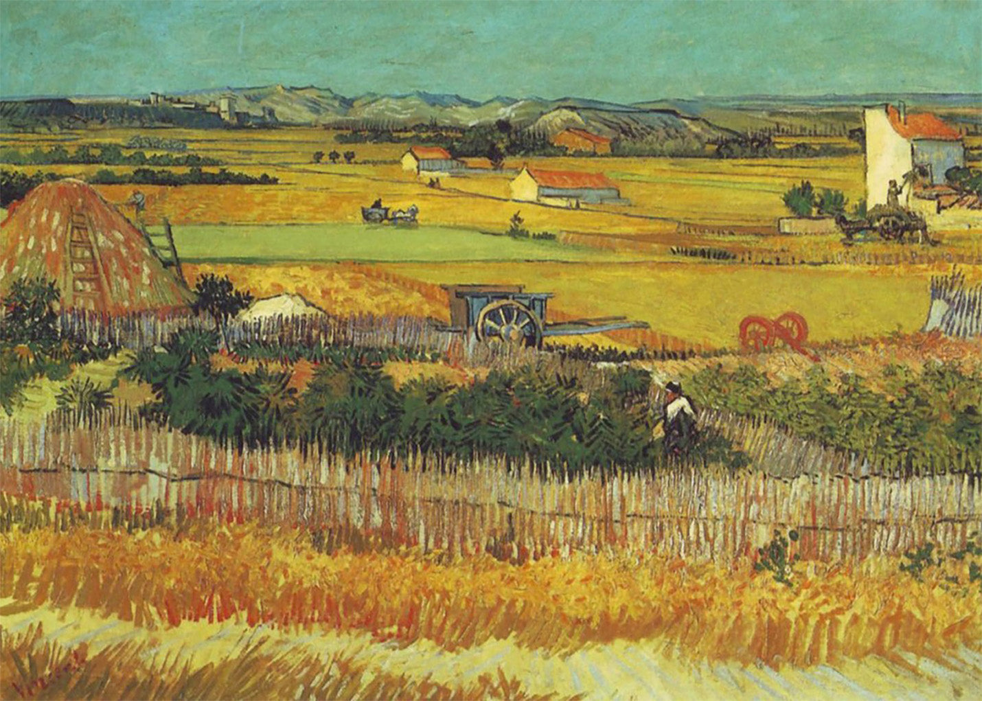 Cuadro ​La cosecha (Van Gogh)