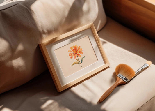 Cuadro ​La flor pastel