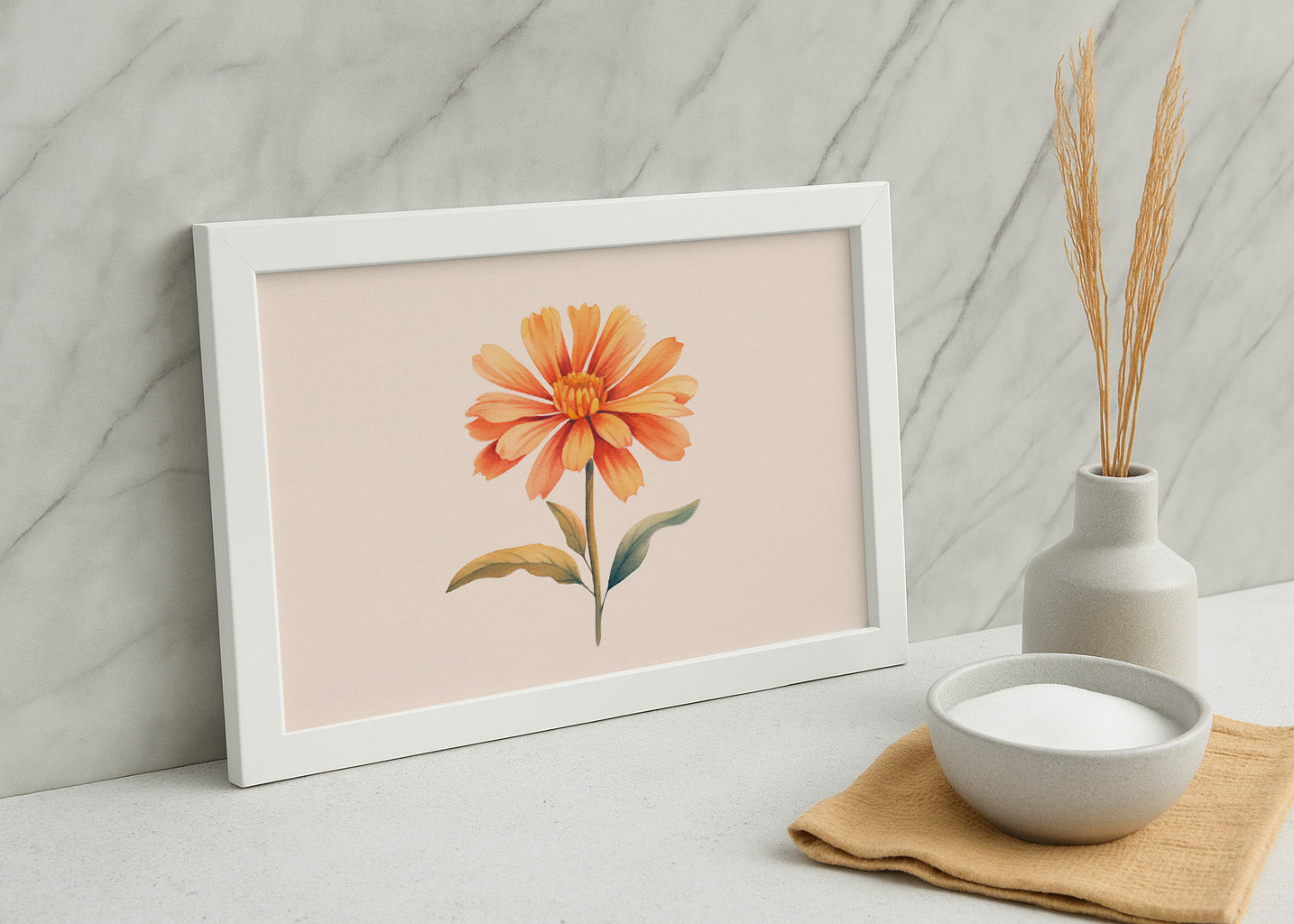 Cuadro ​La flor pastel