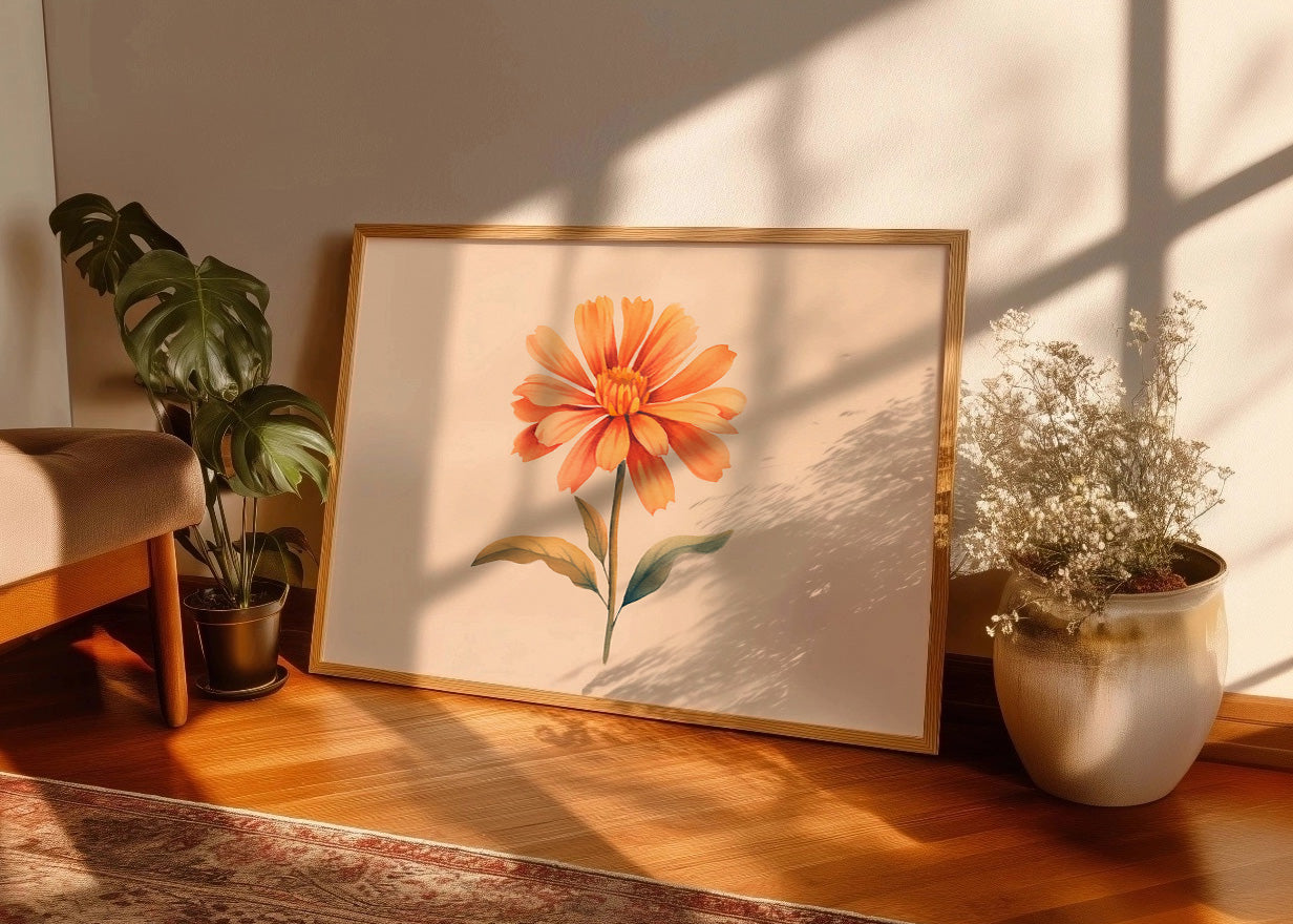 Cuadro ​La flor pastel