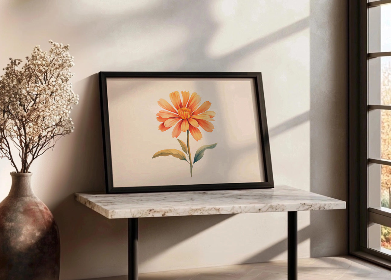 Cuadro ​La flor pastel