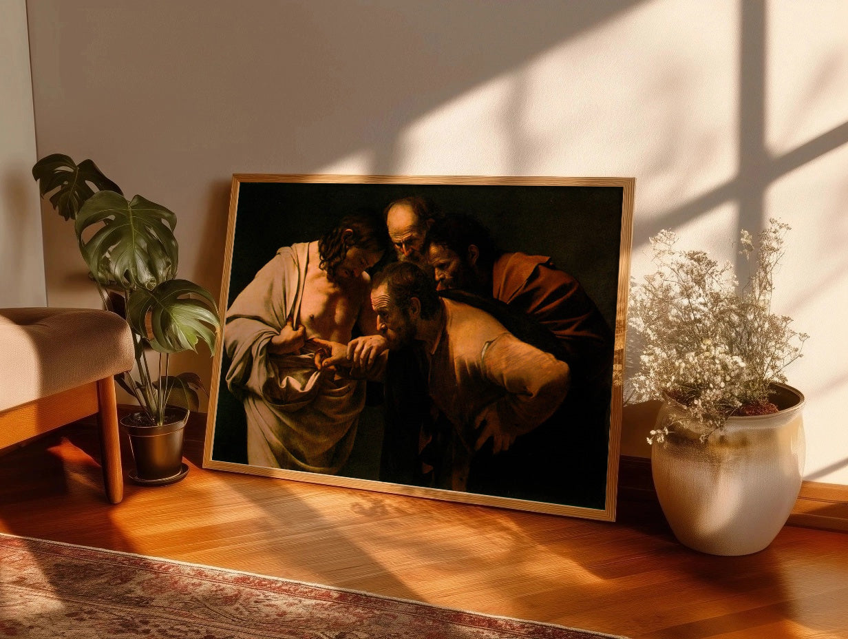 Cuadro de ​La incredulidad de Santo Tomás (Caravaggio) - Fine Artic