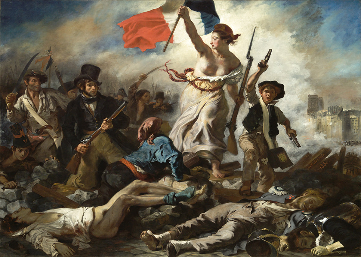 La Libertad guiando al pueblo (Eugène Delacroix)