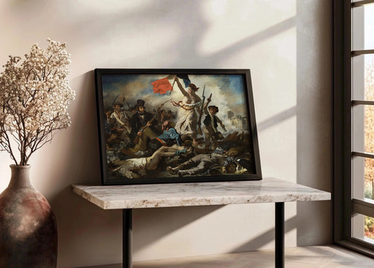 Die Freiheit führt das Volk (Eugène Delacroix)