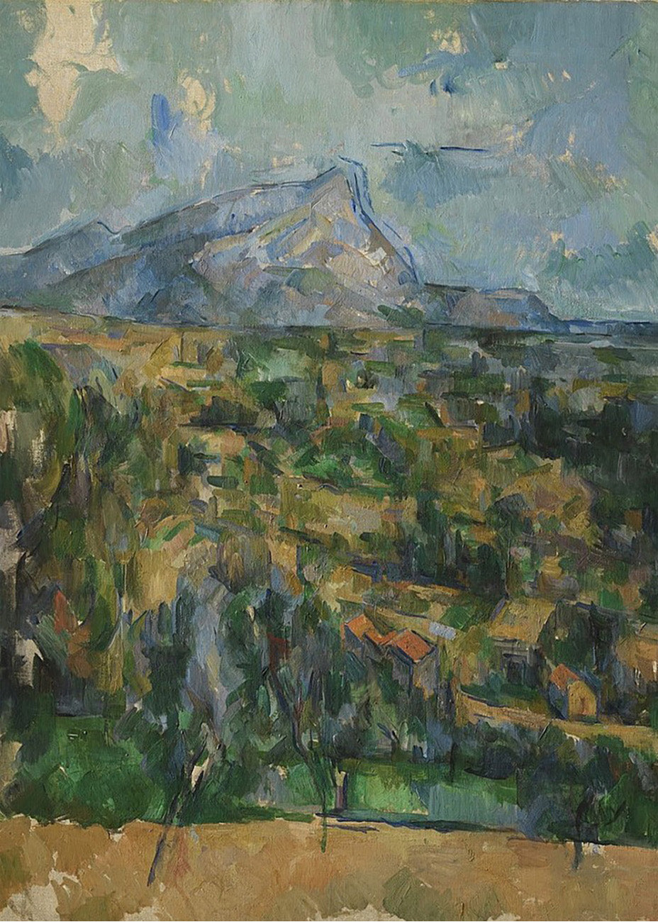 Cuadro ​La montaña Sainte-Victoire (Cezanne)