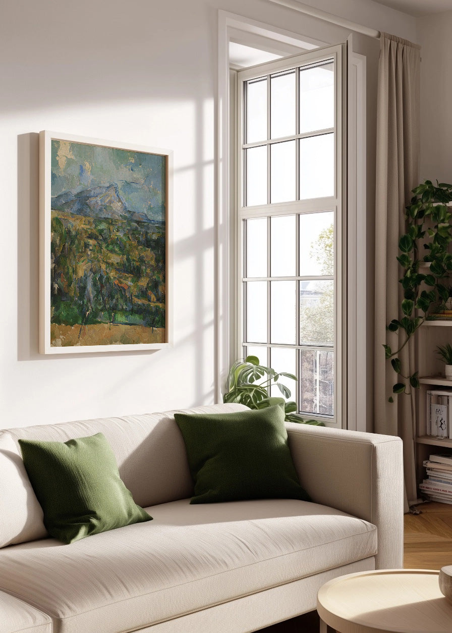 Cuadro ​La montaña Sainte-Victoire (Cezanne)