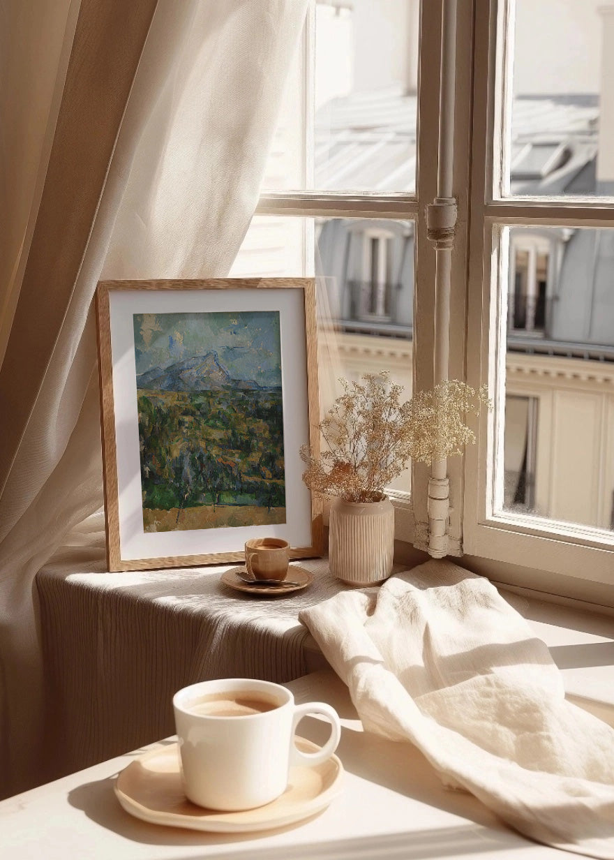 Cuadro ​La montaña Sainte-Victoire (Cezanne)