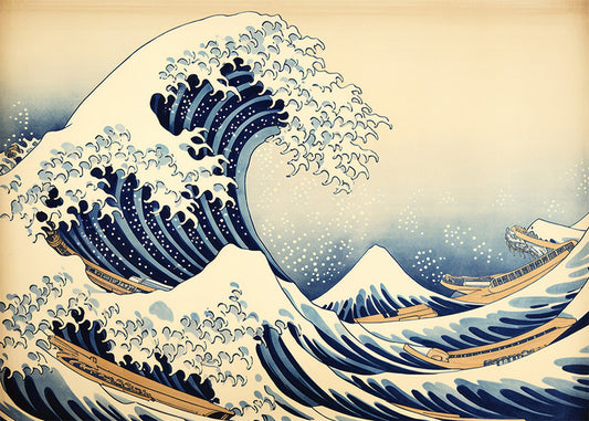 La ola ocre de Kanagawa