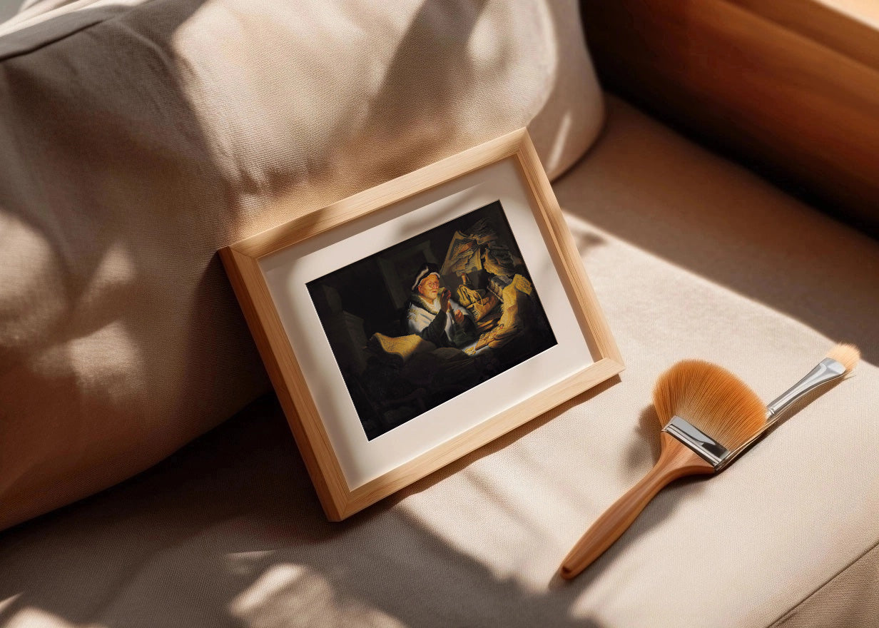 Cuadro ​La parábola del rico insensato (Rembrandt)