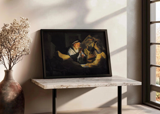 Cuadro ​La parábola del rico insensato (Rembrandt)