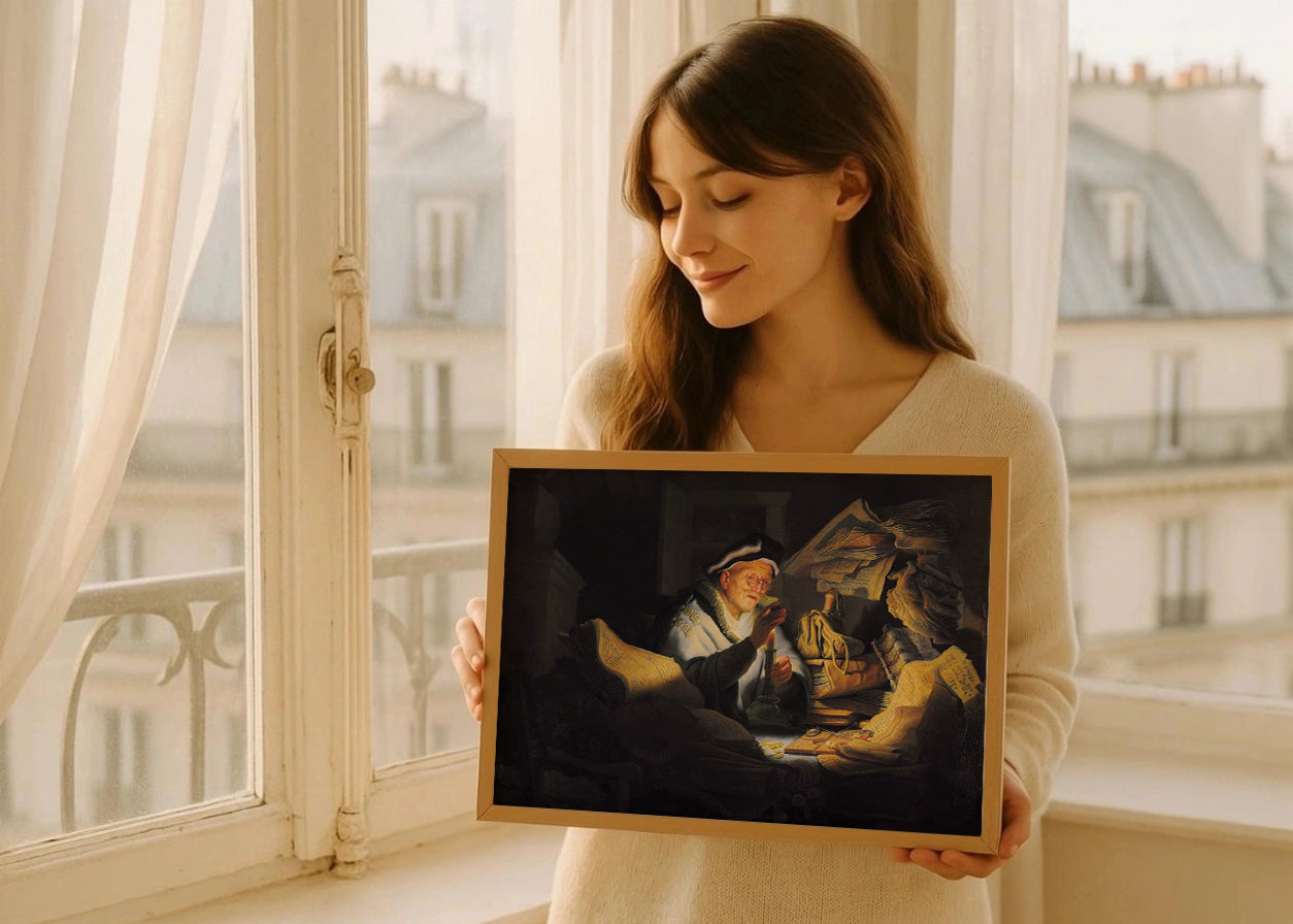 Cuadro ​La parábola del rico insensato (Rembrandt)