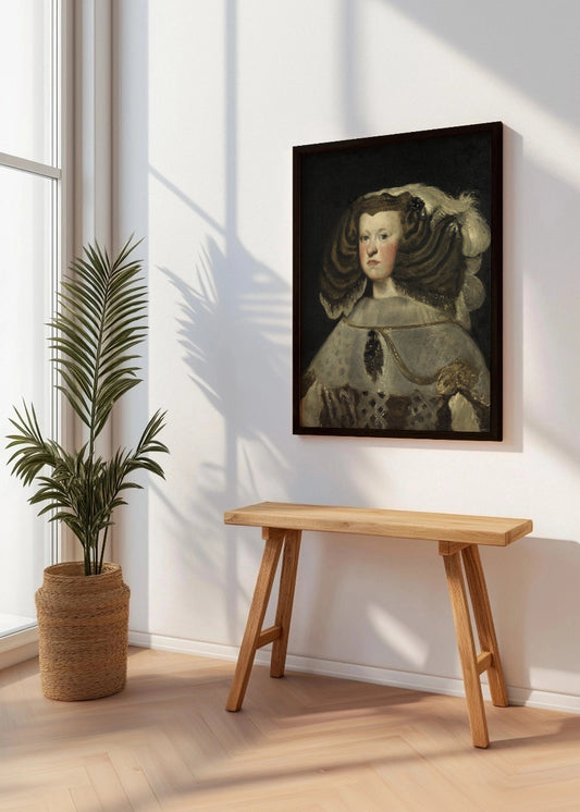 Cuadro ​La reina Mariana de Austria (Diego Velázquez)