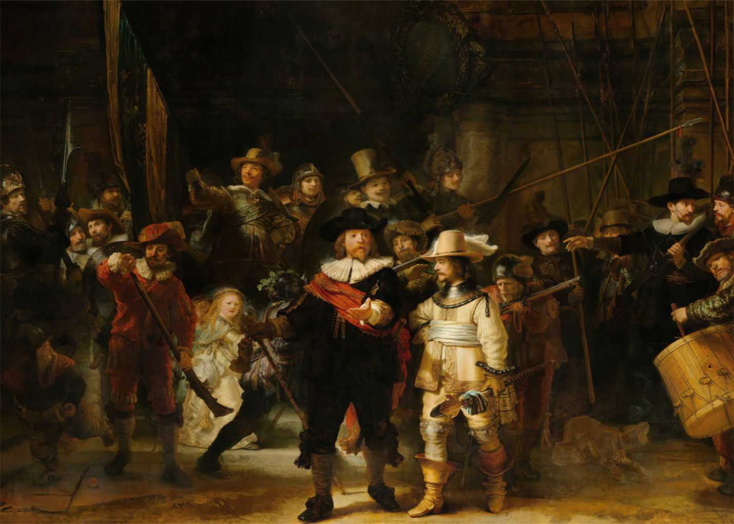 Cuadro ​La ronda de noche (Rembrandt)