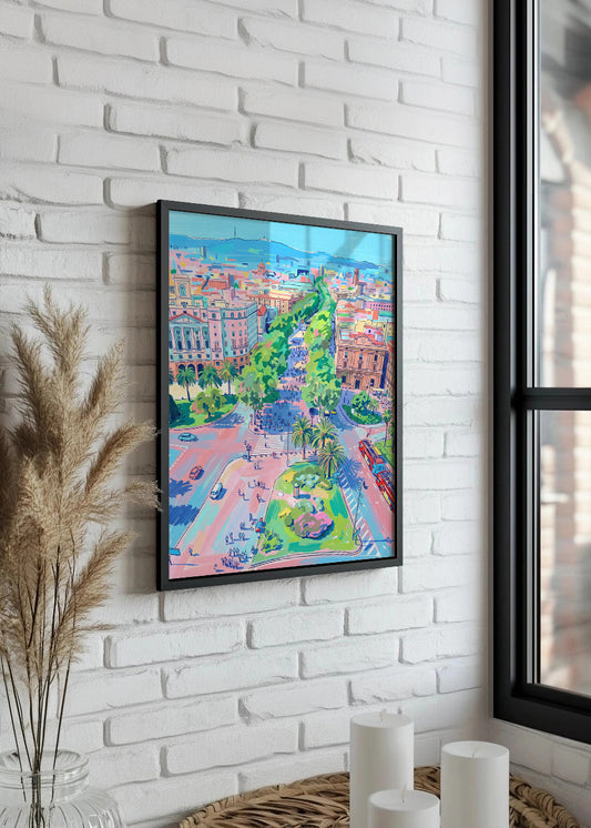 Cuadro Las Ramblas de Barcelona - Soft