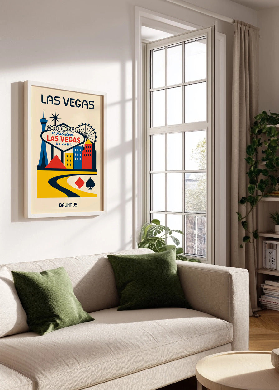 Cuadro Las Vegas Poster Bauhaus