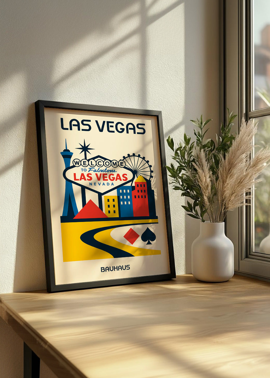 Cuadro Las Vegas Poster Bauhaus