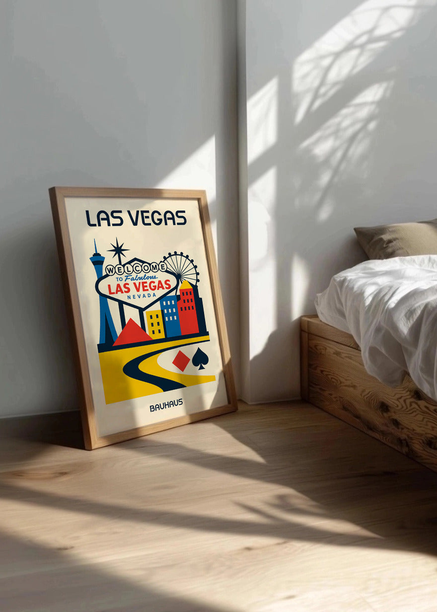 Cuadro Las Vegas Poster Bauhaus