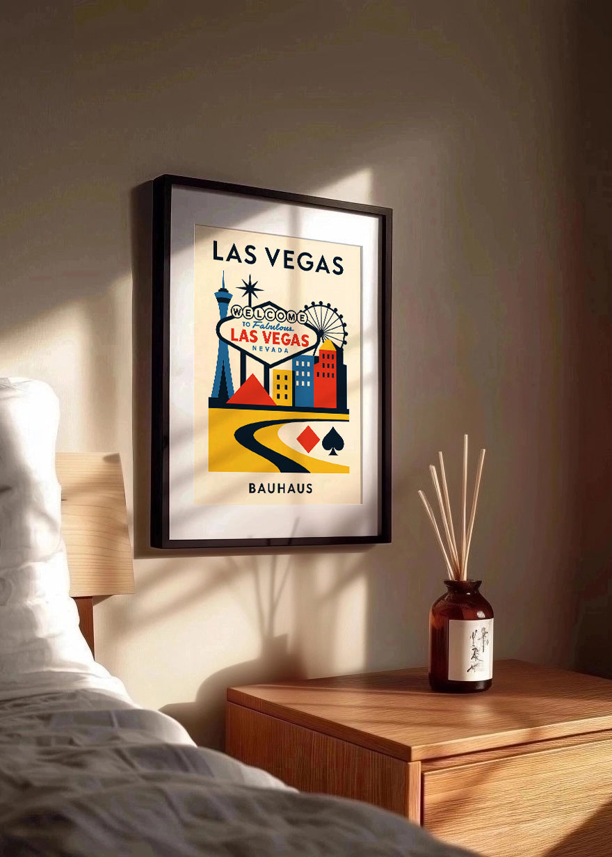 Cuadro Las Vegas Poster Bauhaus