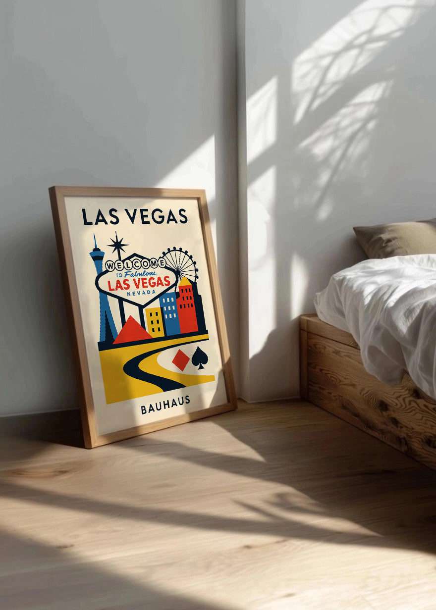 Cuadro Las Vegas Poster Bauhaus