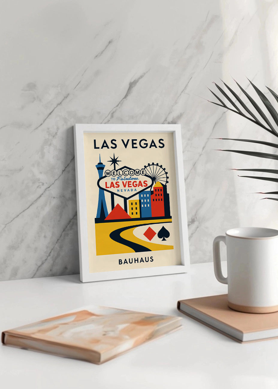 Cuadro Las Vegas Poster Bauhaus
