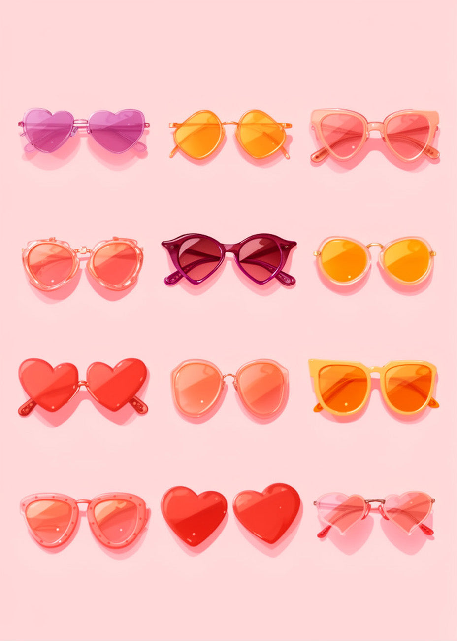 Cuadro Las gafas más chic