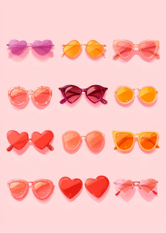 Cuadro Las gafas más chic