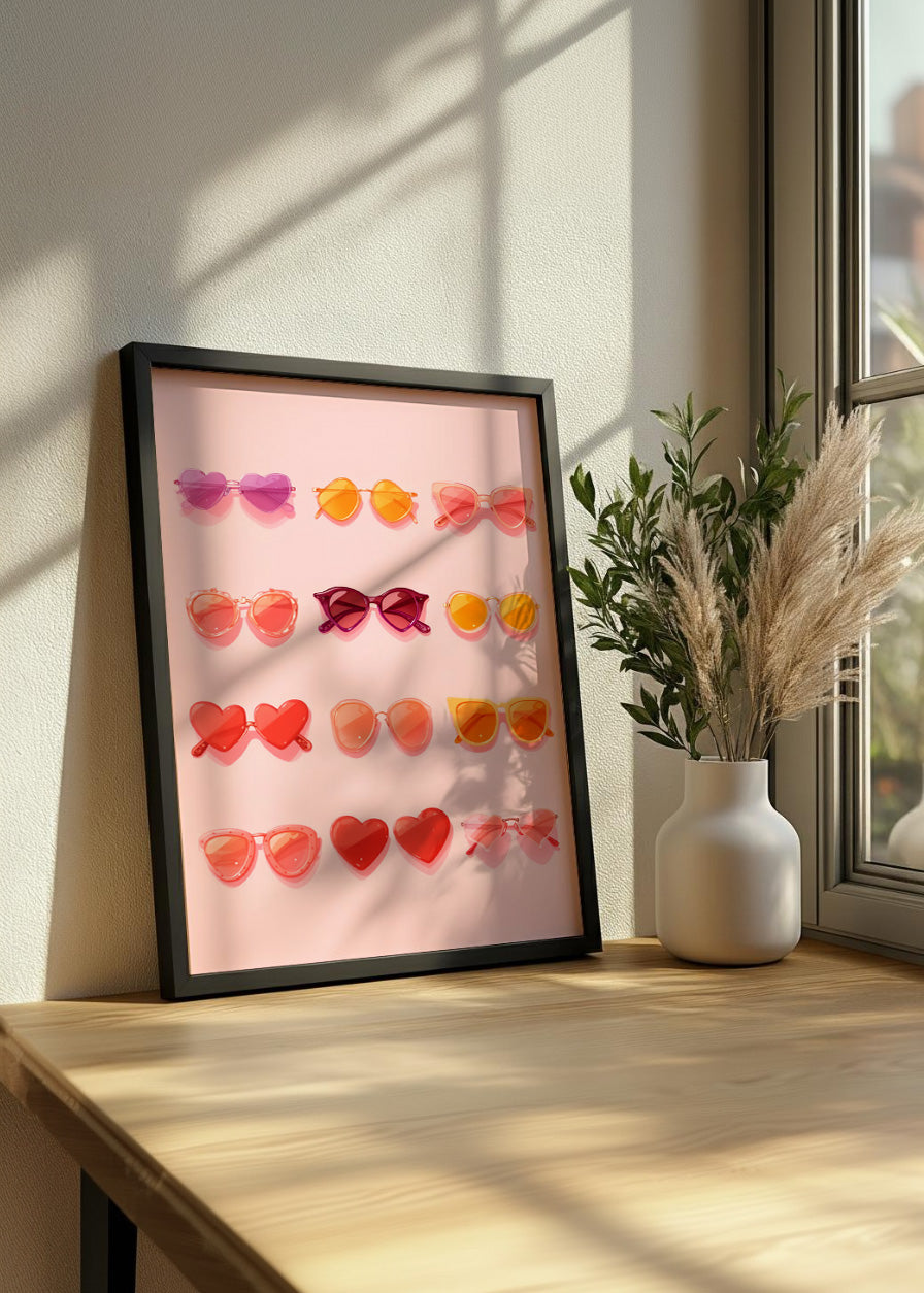 Cuadro Las gafas más chic