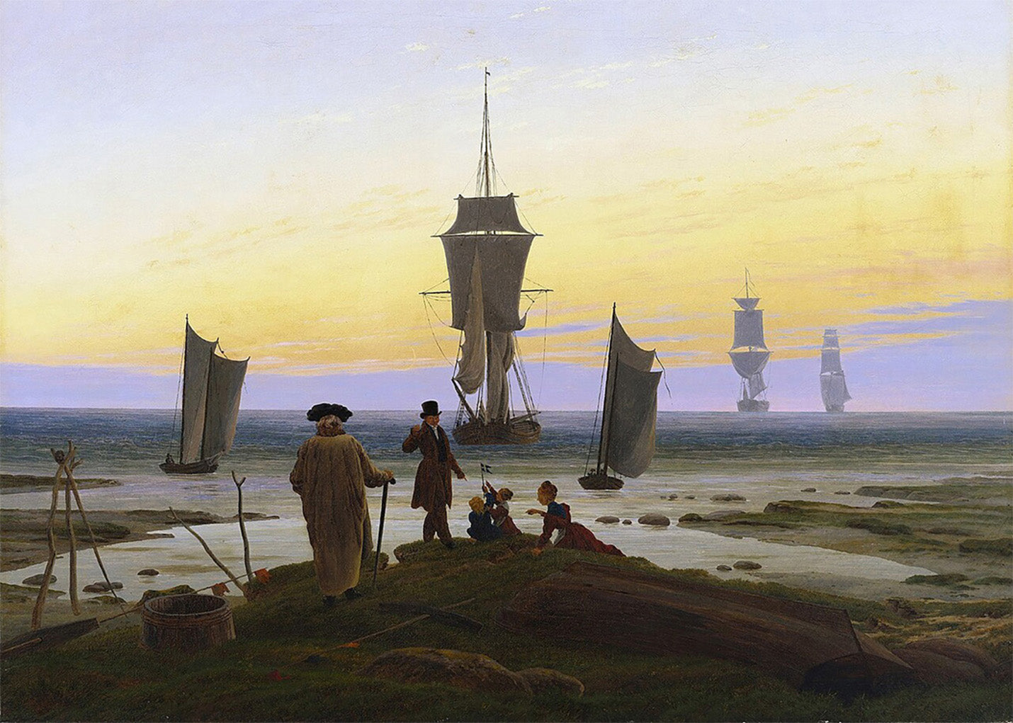 Cuadro ​Las etapas de la vida (Friedrich)