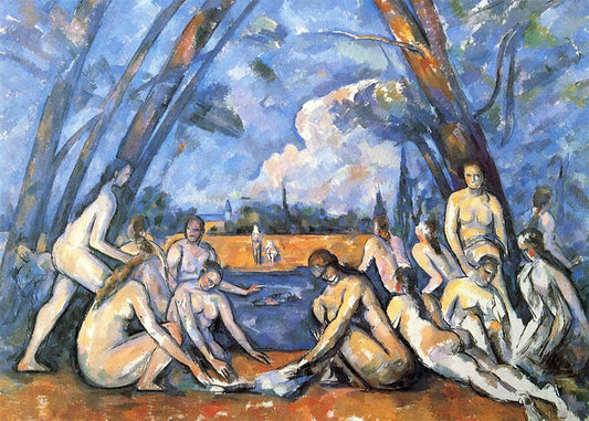 Cuadro ​Las grandes bañistas (Cezanne)
