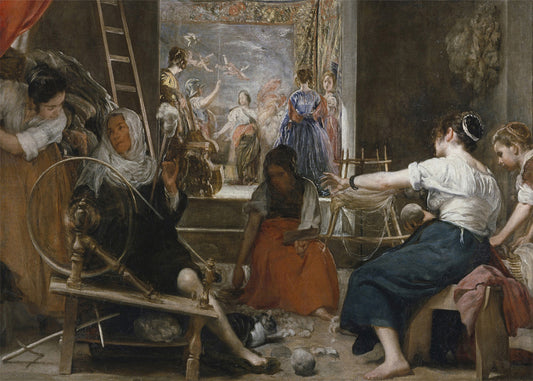 Cuadro ​Las hilanderas - La fábula de Aracne (Diego Velázquez)
