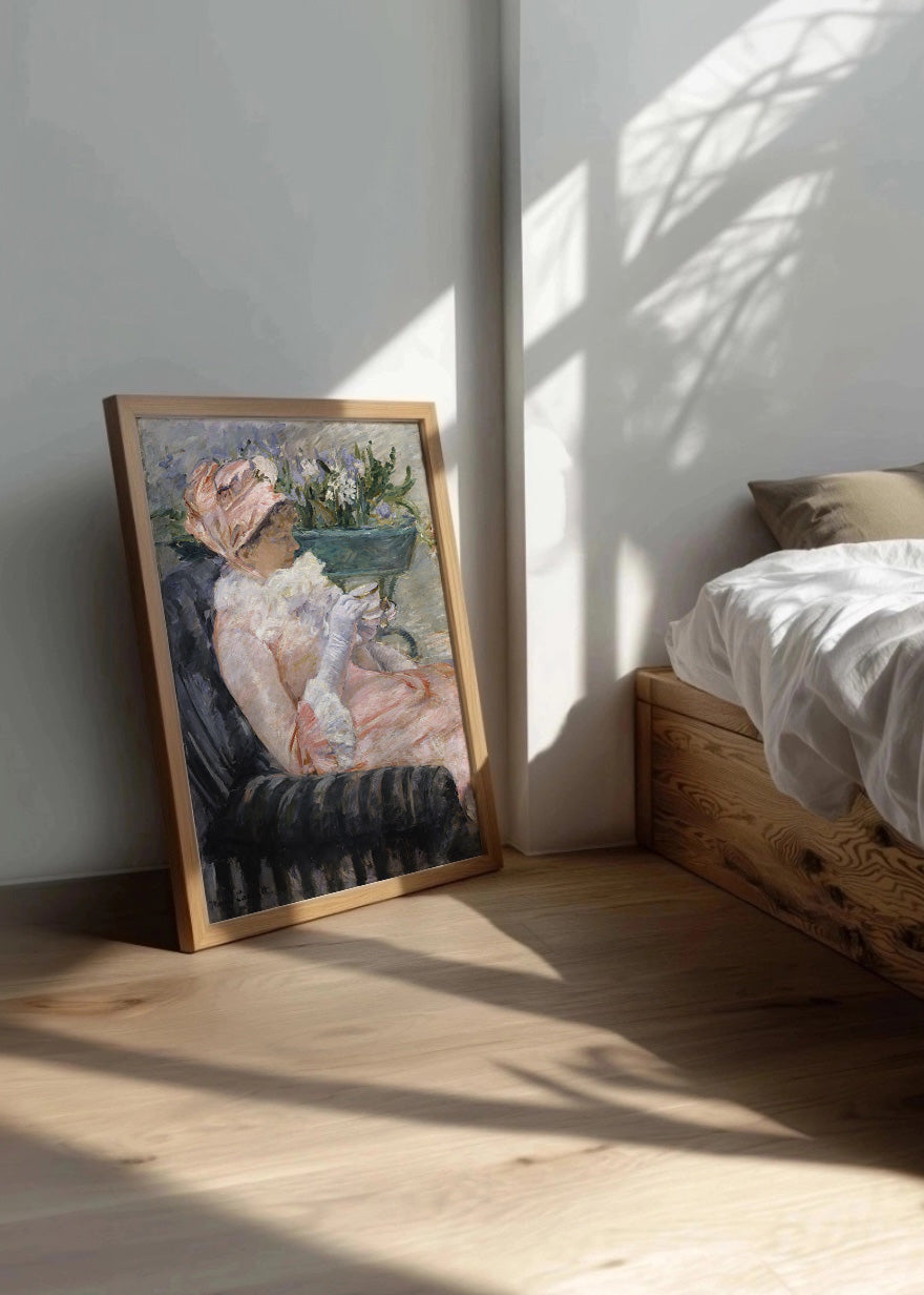 Cuadro ​La taza de té (Mary Cassatt)