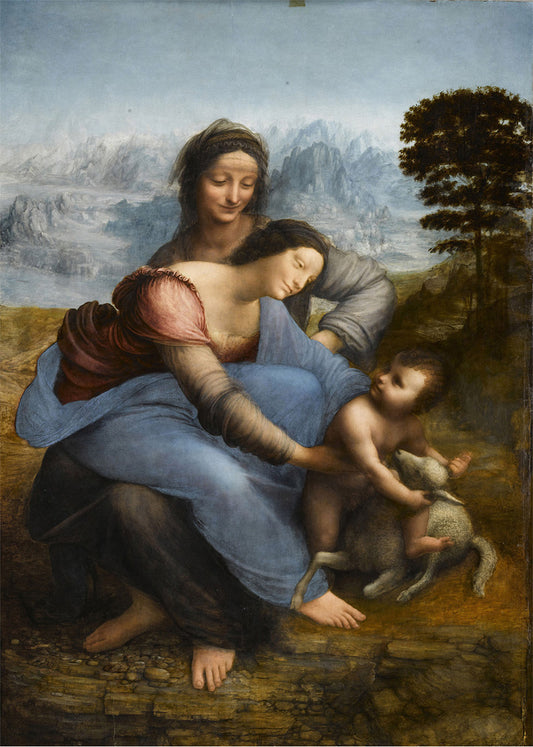 Cuadro ​La Virgen y el Niño con Santa Ana (Leonardo Da Vinci)