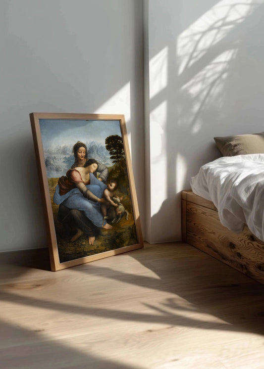 Cuadro ​La Virgen y el Niño con Santa Ana (Leonardo Da Vinci)