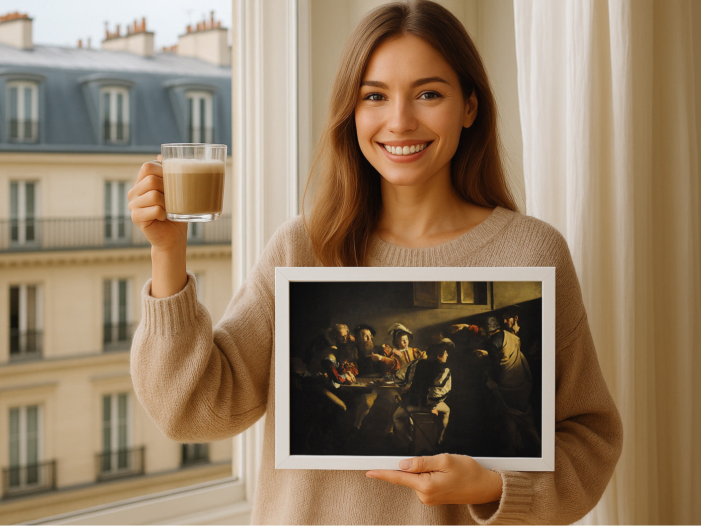 Cuadro de ​La vocación de San Mateo (Caravaggio) - Fine Artic