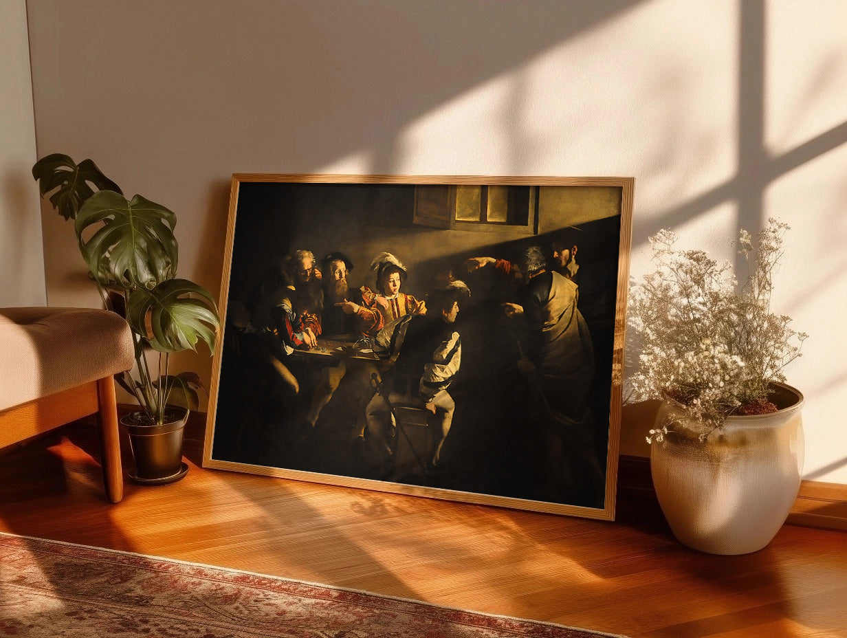 Cuadro de ​La vocación de San Mateo (Caravaggio) - Fine Artic