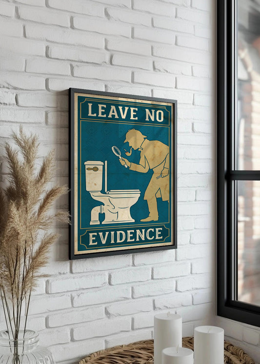 Cuadro Leave no evidence