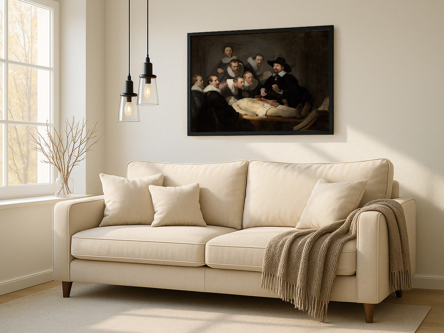 Cuadro de ​Lección de anatomía del Dr. Nicolaes Tulp (Rembrandt) - Fine Artic