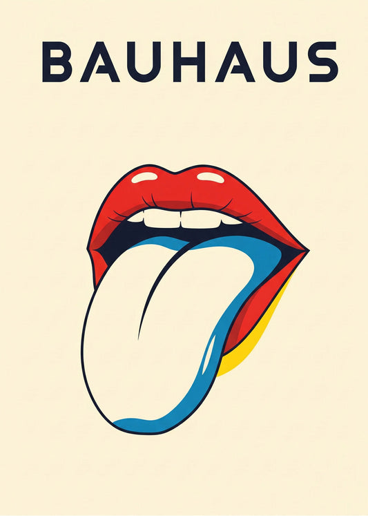 Cuadro Lengua Rolling Bauhaus