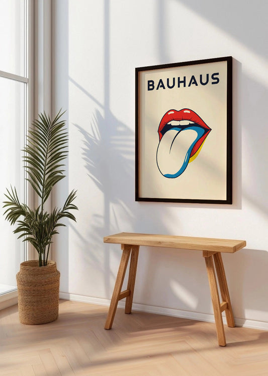 Cuadro Lengua Rolling Bauhaus