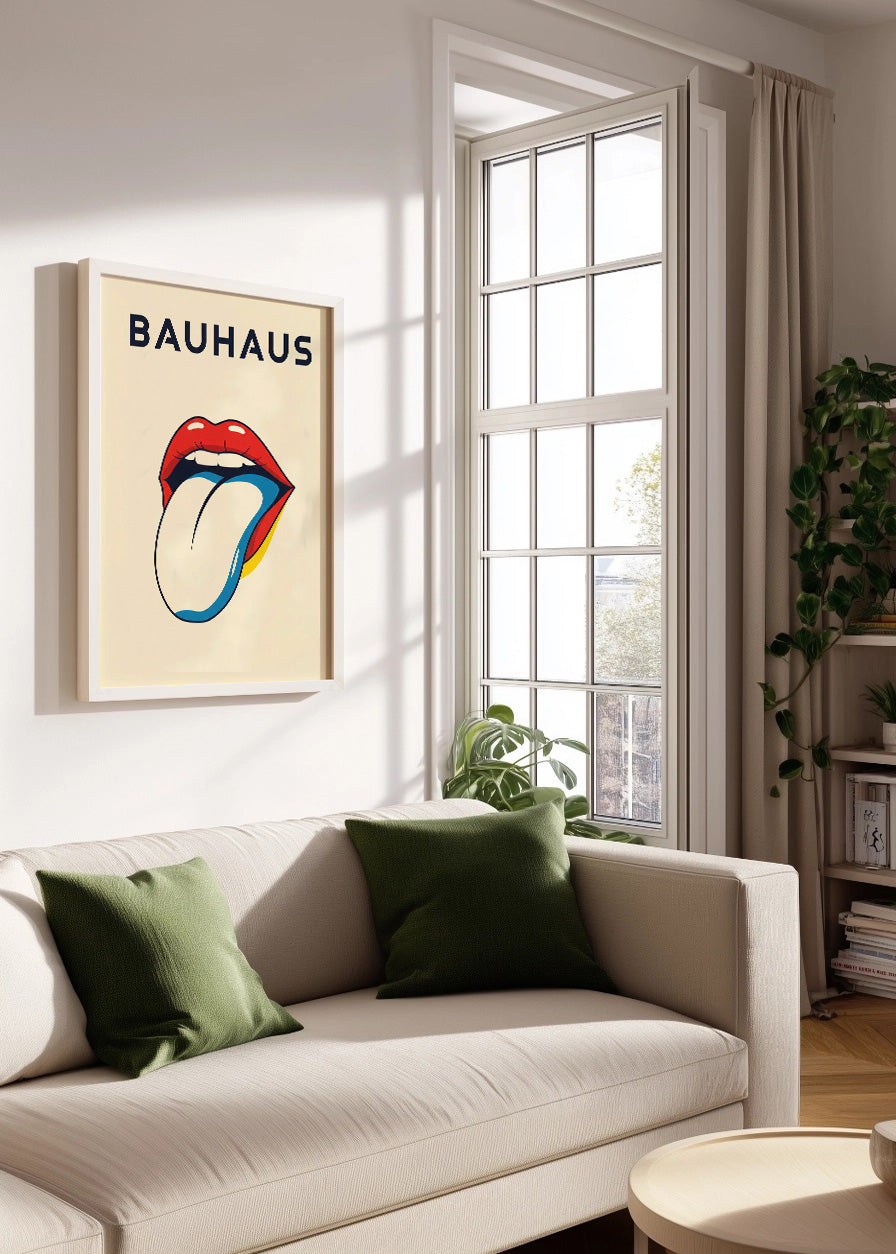 Cuadro Lengua Rolling Bauhaus