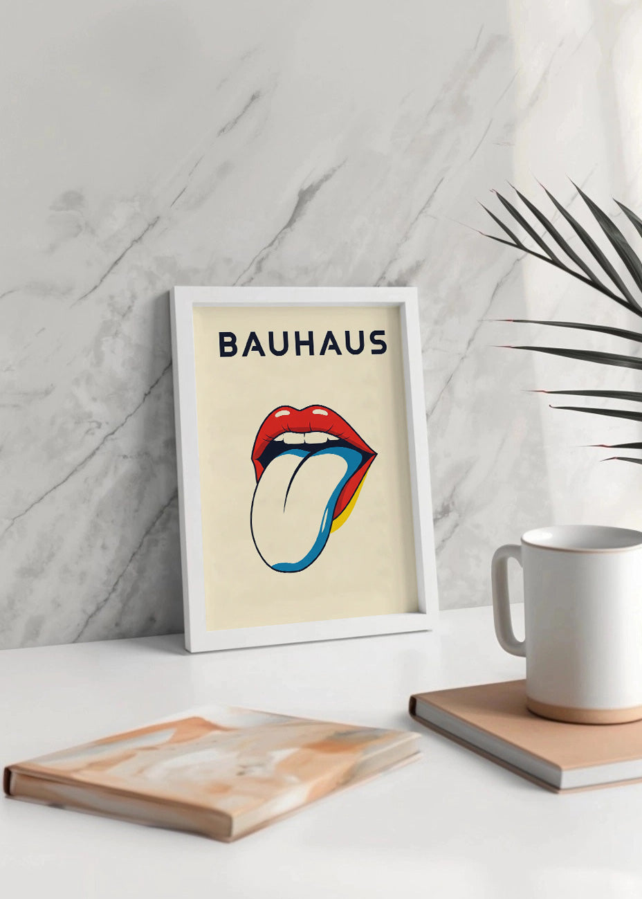 Cuadro Lengua Rolling Bauhaus