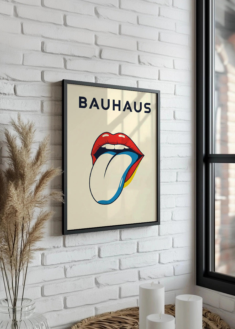 Cuadro Lengua Rolling Bauhaus