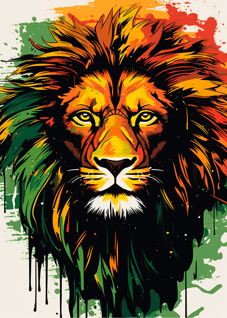 Cuadro ​León de África