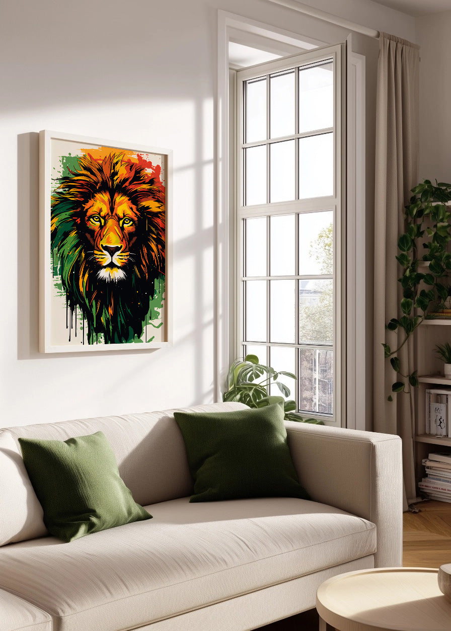 Cuadro ​León de África