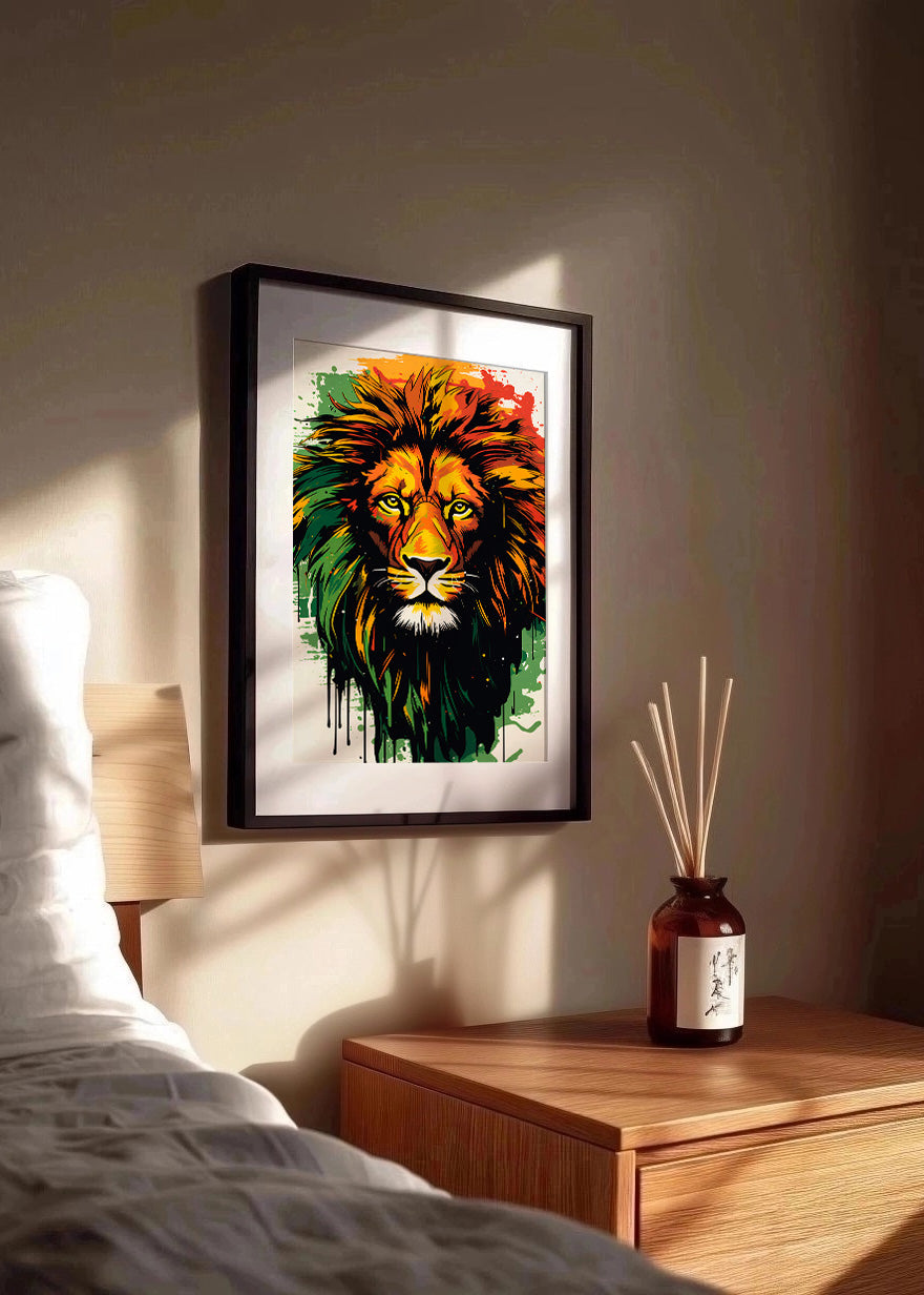 Cuadro ​León de África