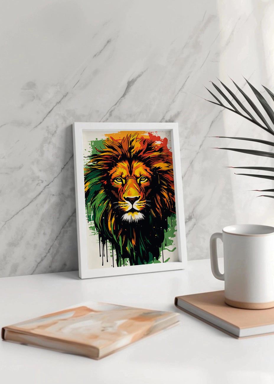 Cuadro ​León de África