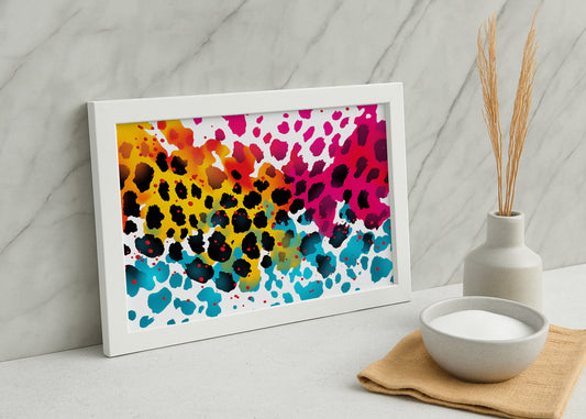 Cuadro ​Leopard color till