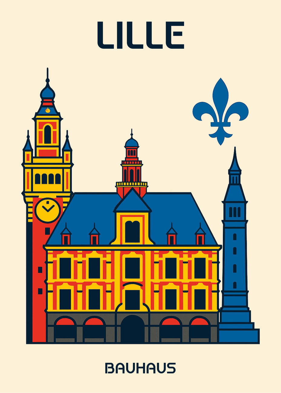 Cuadro Lille Poster Bauhaus