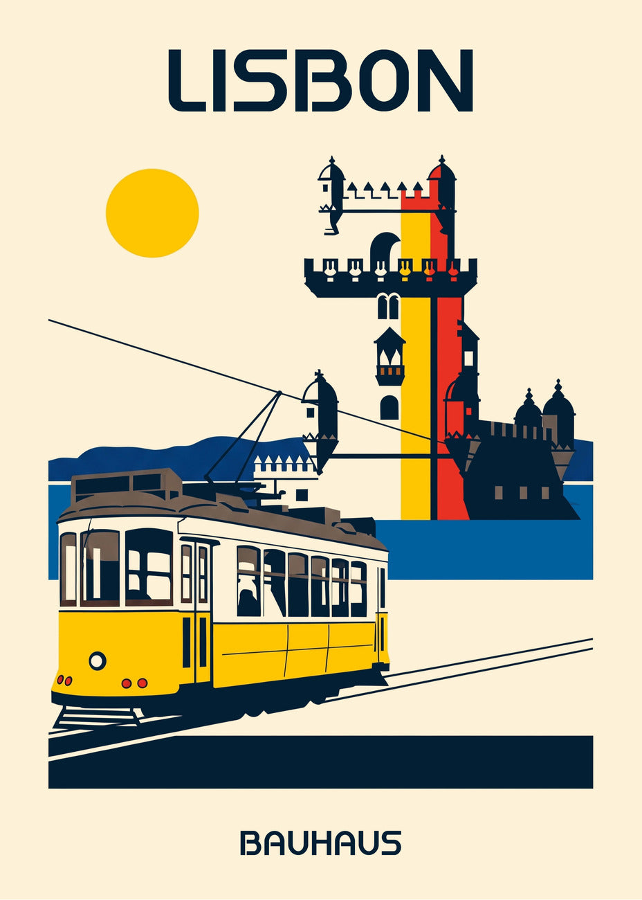 Cuadro Lisbon Poster Bauhaus