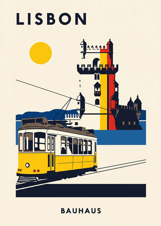 Cuadro Lisbon Poster Bauhaus